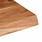 vidaXL Nástenné police 2 ks 60x20x3,5 cm, akáciový masív – Obrázok 7