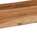 vidaXL Nástenné police 2 ks 60x20x3,5 cm, akáciový masív – Obrázok 8