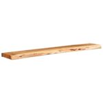 vidaXL Nástenné police 2 ks 100x20x3,5 cm, akáciový masív – Obrázok 2