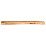 vidaXL Nástenné police 2 ks 100x20x3,5 cm, akáciový masív – Obrázok 3