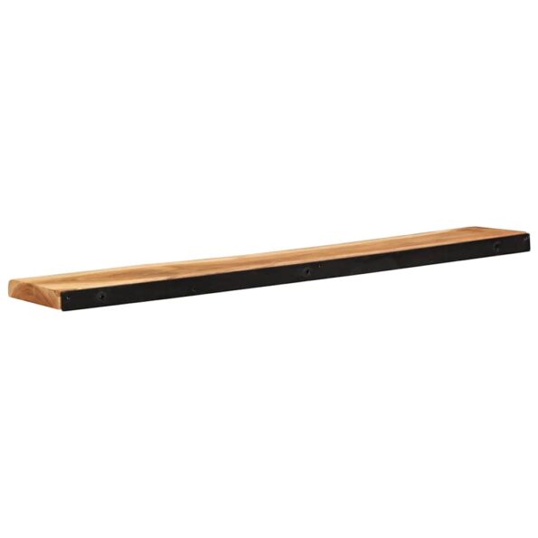 373627_5.jpg vidaXL Nástenné police 2 ks 100x20x3,5 cm, akáciový masív – Obrázok 5