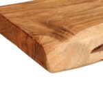 vidaXL Nástenné police 2 ks 100x20x3,5 cm, akáciový masív – Obrázok 7