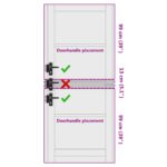 vidaXL Interiérové dvere so sklom "ORKDAL" 86x211x4 cm z masívneho borovicového dreva – Obrázok 12