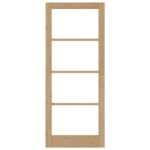 vidaXL Interiérové dvere so sklom "ORKDAL" 86x211x4 cm z masívneho borovicového dreva – Obrázok 5