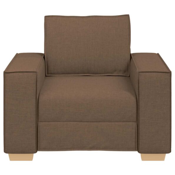 4104964_4.jpg vidaXL Rozkladacia pohovka/kreslo hnedá 60 cm látková – Obrázok 4