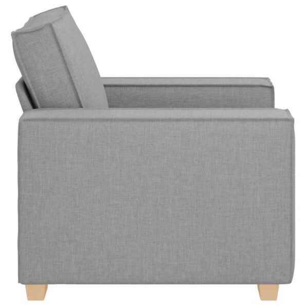 4104968_5.jpg vidaXL Rozkladacia pohovka, sivá, 60 cm, látka – Obrázok 5