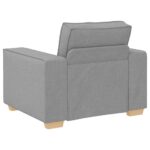 vidaXL Rozkladacia pohovka, sivá, 60 cm, látka – Obrázok 6