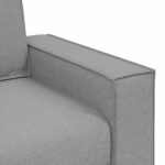 vidaXL Rozkladacia pohovka, sivá, 60 cm, látka – Obrázok 7