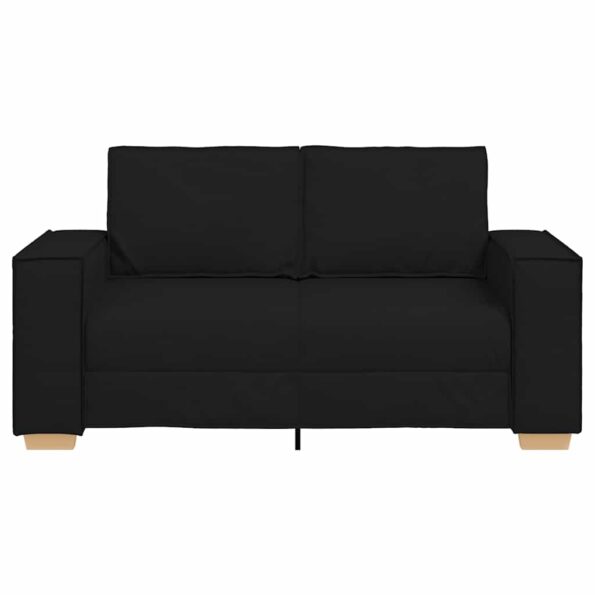 4104972_4.jpg vidaXL 2-miestna pohovka čierna 120 cm látka – Obrázok 4
