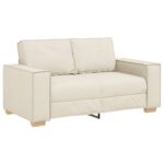 vidaXL 2-miestna pohovka s ľanovou vrstvou 120 cm – Obrázok 2