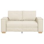 vidaXL 2-miestna pohovka s ľanovou vrstvou 120 cm – Obrázok 4