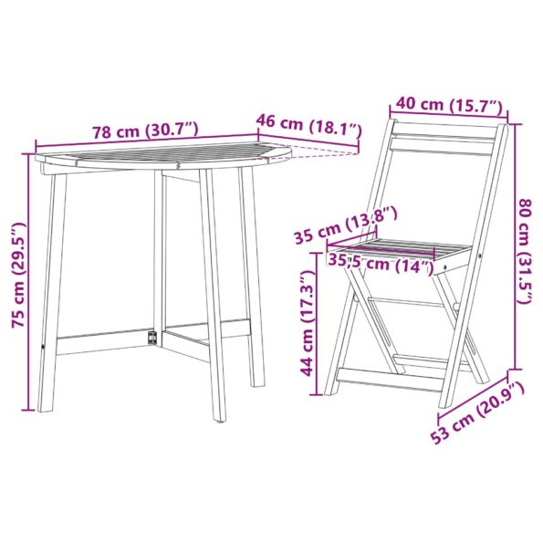 4105506_12.jpg vidaXL 3-dielny skládací bistro set z masívneho dreva akácie – Obrázok 12