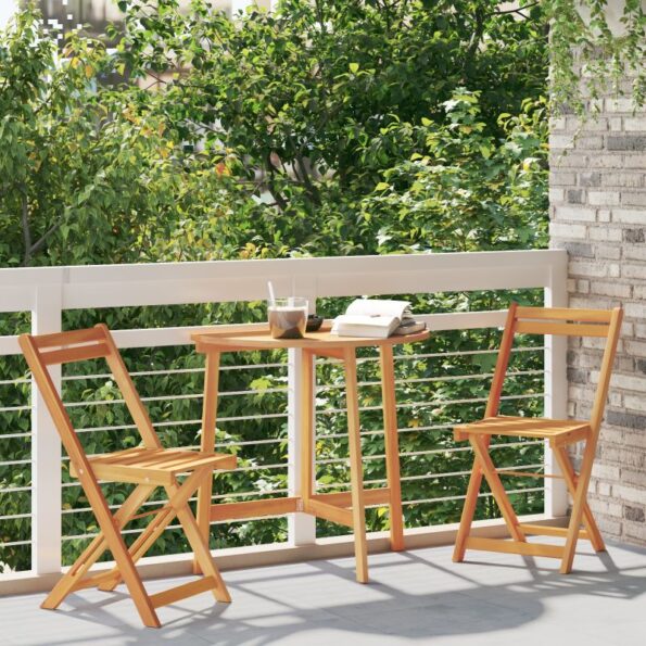 4105506_4.jpg vidaXL 3-dielny skládací bistro set z masívneho dreva akácie – Obrázok 4