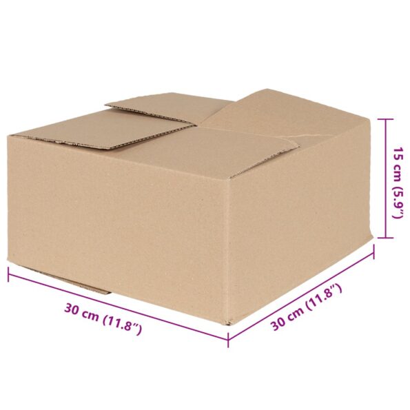 4106568_5.jpg vidaXL Skladací box 50 ks 30x30x15 cm Lepenka – Obrázok 5