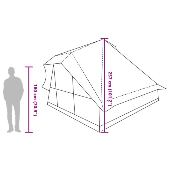 vidaXL Rodinný Tipi stan pre 10 osôb vodoodolný – Obrázok 13