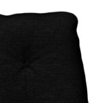 vidaXL Relaxačné kreslo čierna textília – Obrázok 7