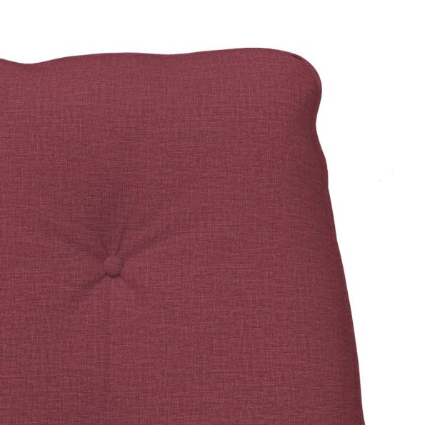 vidaXL Relaxačné kreslo vínovej farby z textilu – Obrázok 7
