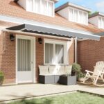 vidaXL Rám markízy Biela 4 x 2 m Kov – Obrázok 3