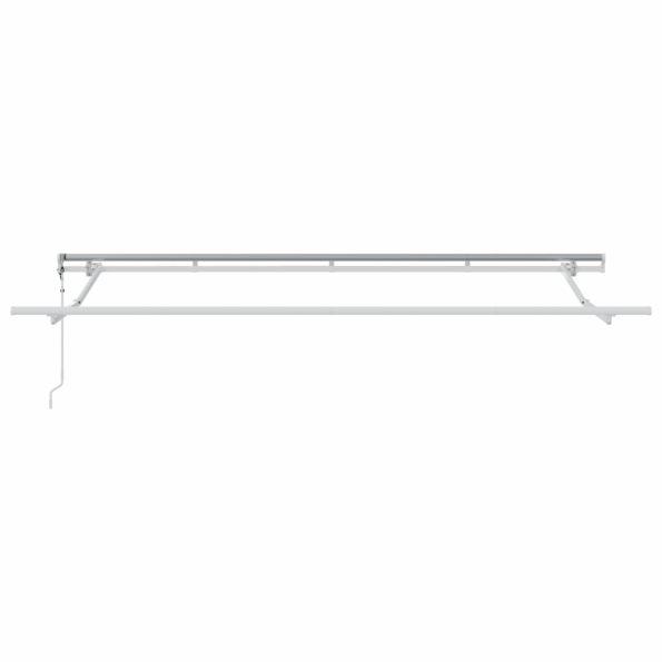 vidaXL Rám markízy Biela 4 x 2 m Kov – Obrázok 4