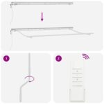 vidaXL Rám markízy Biela 4 x 2 m Kov – Obrázok 8
