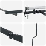 vidaXL Elektrická markíza rám skladacia 3.5x2 cm kovová – Obrázok 7