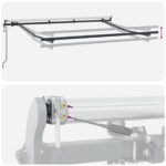vidaXL Elektrická markíza rám skladacia 3.5x2 cm kovová – Obrázok 9