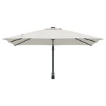 vidaXL Patio Slnečník Piesková Polyester, Hliník Veľký Sklopný – Obrázok 4