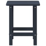 vidaXL Adirondack vedľajší stôl Námornícka modrá 38x38x46 cm HDPE – Obrázok 6