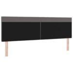 vidaXL Čelo postele Jednoduchý dizajn Šedé 180 cm Faux koža – Obrázok 4