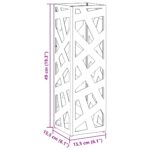 vidaXL Stojan na dáždniky Horčicová žltá Kov Stredný Elegantný – Obrázok 8