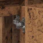 vidaXL Kúpeľňová skriňa Staré drevo 91x35x60 cm Drevotriesková doska – Obrázok 8