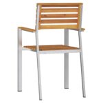 Záhradné stoličky vidaXL 8 ks 54,5x56x89 cm Masívne drevo akácie, Sklápacie záhradné stoličky vidaXL 4 ks Masívne drevo akácie a oceľ – Obrázok 7