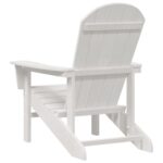 vidaXL Adirondack stoličky 2 ks Biele 74x82x90 cm HDPE – Obrázok 7