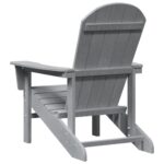 vidaXL Adirondack stoličky 2 ks Svetlosivé 74x82x90 cm HDPE – Obrázok 7