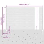 vidaXL Plotové stĺpy 22 ks U-kanál sivé 140 cm oceľ – Obrázok 11