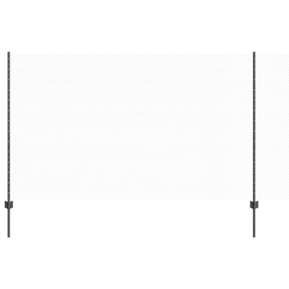 vidaXL Plotové stĺpy 22 ks U-kanál sivé 140 cm oceľ – Obrázok 2