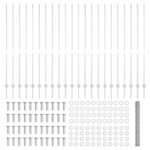 vidaXL Plotové stĺpy 22 ks U-Channel 150 cm hrdzavá oceľ – Obrázok 5