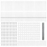 vidaXL Plotové stĺpy 22 kusov U-kanál 100 cm pozinkovaná oceľ – Obrázok 5