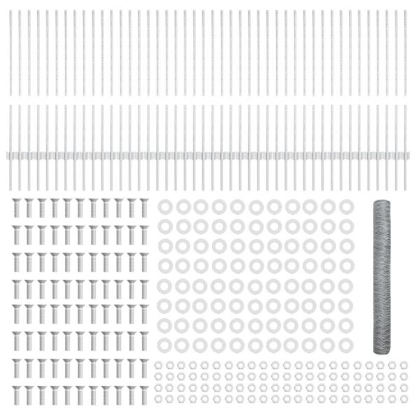 3337072_5.jpg vidaXL Plotové stĺpy 22 kusov U-kanál 100 cm pozinkovaná oceľ – Obrázok 5