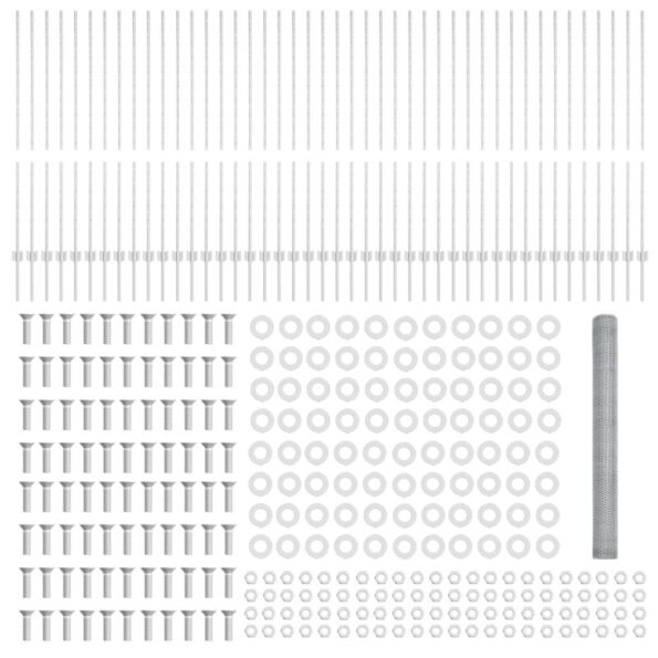 vidaXL Plotové stĺpy 22 ks U-kanál 140 cm pozinkovaná oceľ – Obrázok 5