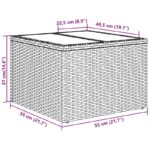 vidaXL 6-dielna súprava záhradnej pohovky s poduškami Hnedý poly ratan – Obrázok 11