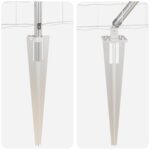 vidaXL Euro plot so 7 špičkovými stĺpikmi 1.6x10 m Pozinkovaná oceľ – Obrázok 8