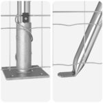 vidaXL Euro plot s 13 flanged posts 0.6x25 m pozinkovaná oceľ – Obrázok 8