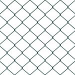 vidaXL Oplotenie z reťazového pletiva s 7 stĺpikmi 0.4x10 m Galvanizovaná oceľ Zelená – Obrázok 8