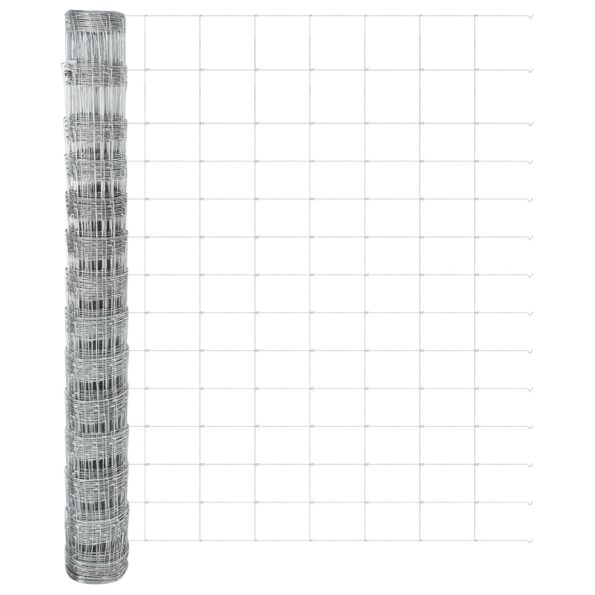 vidaXL Oplotenie poľa 1.4x25 m Pozinkovaná oceľ – Obrázok 6