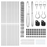 vidaXL Poľná ohrada 1.5x25 m Pozinkovaná oceľ – Obrázok 5