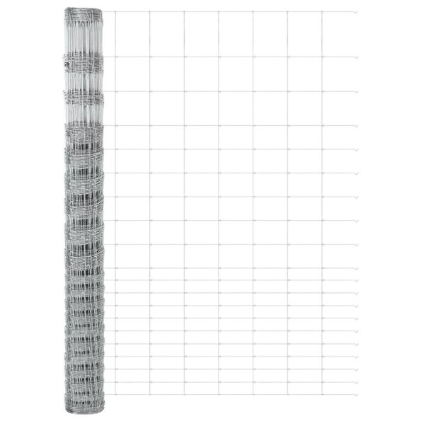 vidaXL Polní plot 1.6x25 m Pozinkovaná oceľ – Obrázok 6