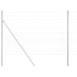 vidaXL Poľný plot 1.6x25 m pozinkovaná oceľ – Obrázok 2