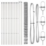 vidaXL Poľný plot 1.6x25 m pozinkovaná oceľ – Obrázok 4