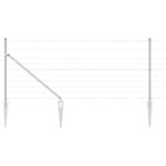 vidaXL Poľný plot 1x25 m Pozinkovaná oceľ – Obrázok 2